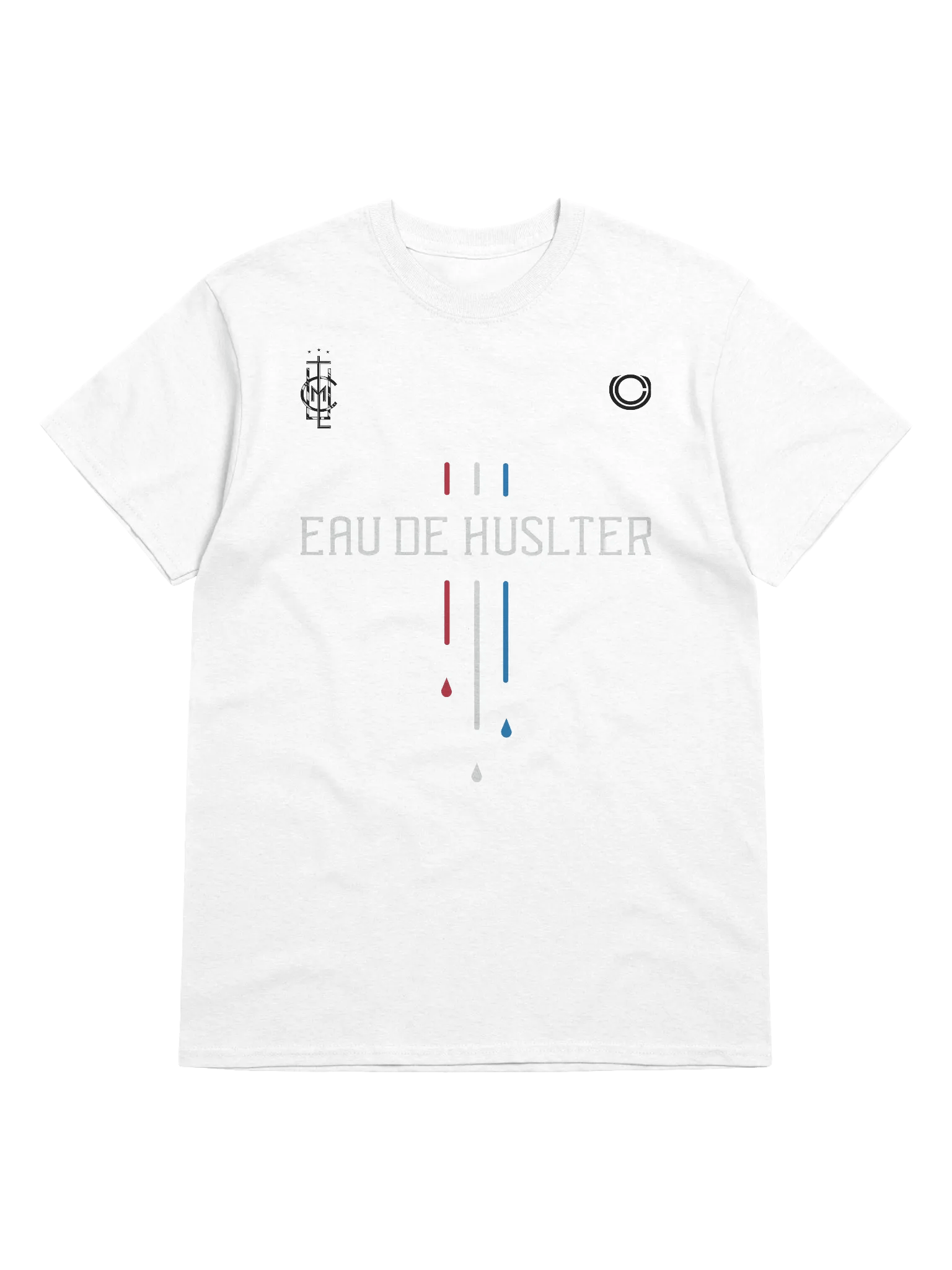 Core - White Eau de Hustler T-Shirt product image (1)