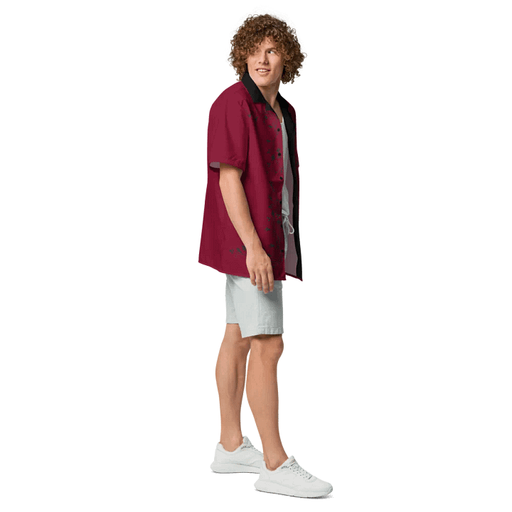 Hawaiian Shirt v1 - Burgundy product image (1)