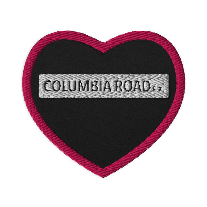 COLUMBIA ROAD E.2. Embroidered Patch (Pink/Heart) product image (1)