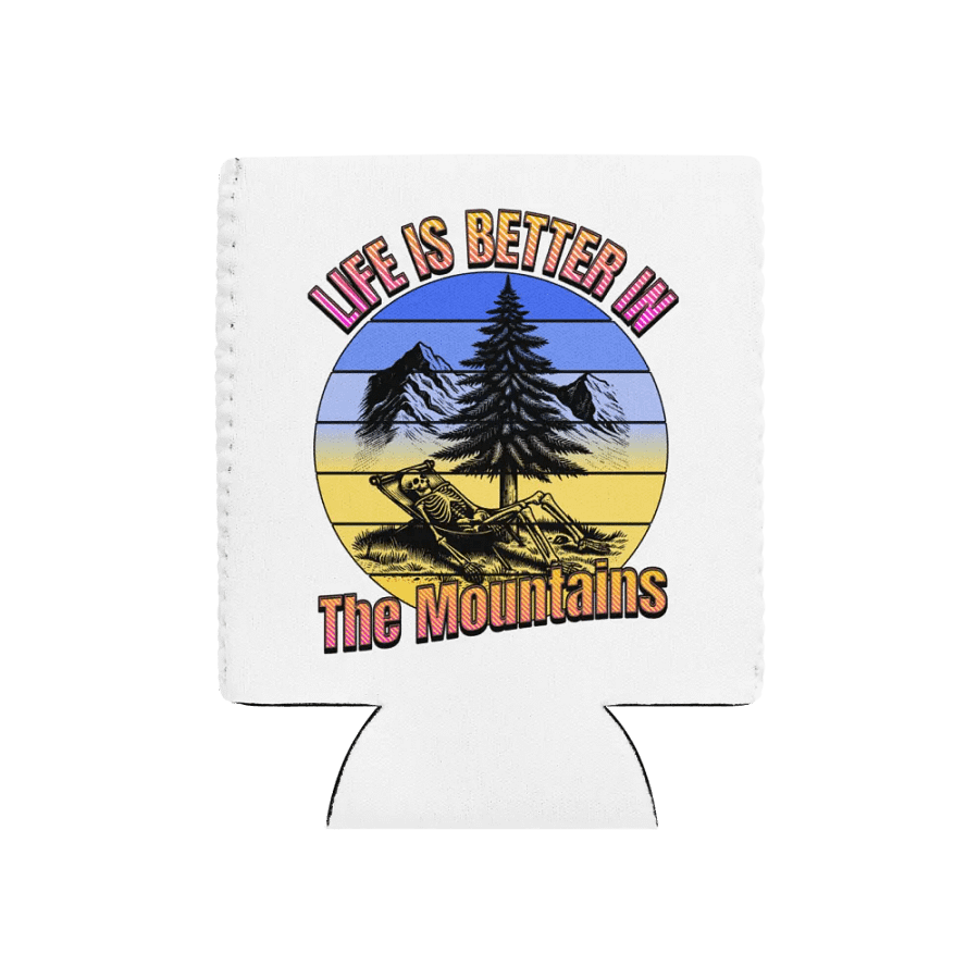 Life Is Better In The Mountains Retreat Can Cooler product image (1)