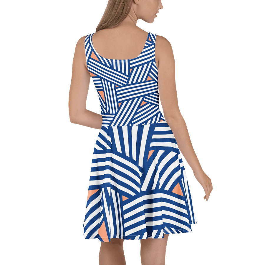 Woven Blues Skater Dress product image (4)
