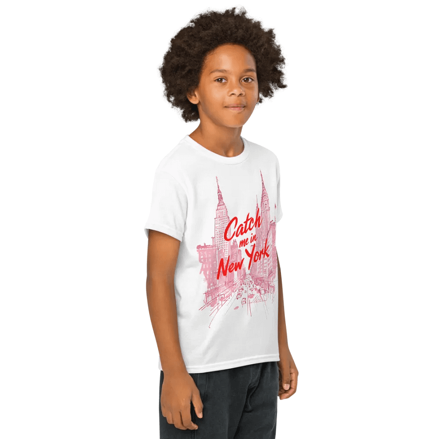 New York Skyline Youth Sports Tee product image (4)