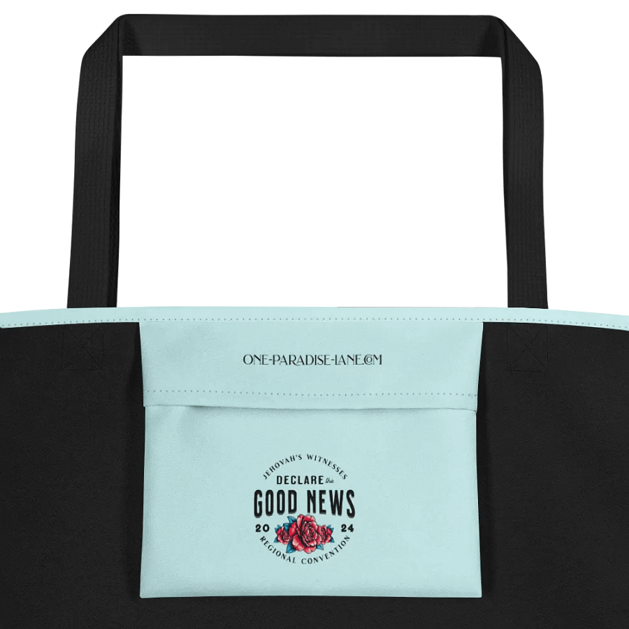 “Declare the Good News”: 2024 Jehovah’s Witnesses Regional Convention Red Roses Tote Bag product image (4)
