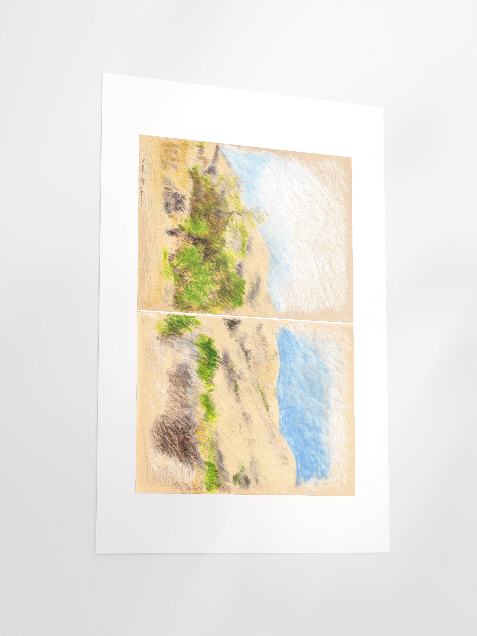 Leo Carillo State Park, CA #1 & #2 (diptych) 09.08.86 print product image (4)