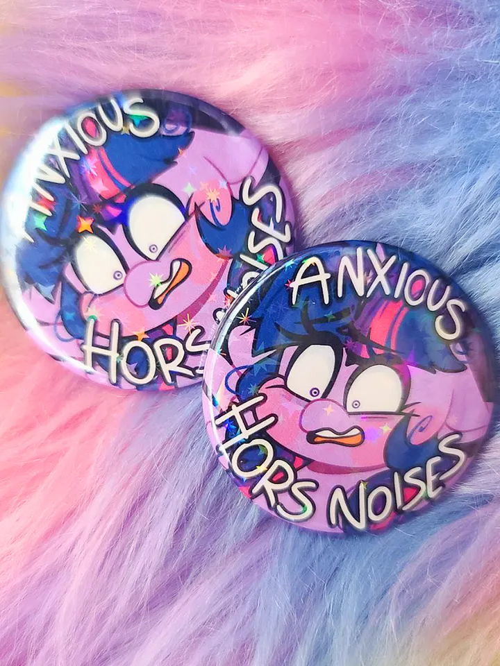 Anxious Hors Noises | Button product image (1)