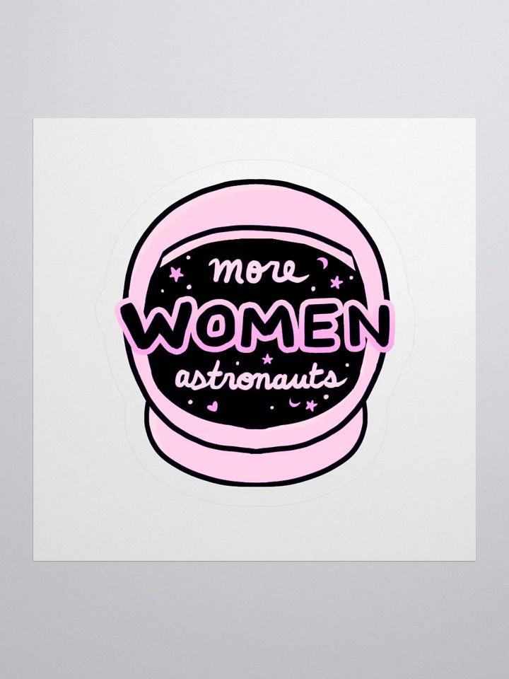 More Women Astronauts Sticker - Pink product image (1)