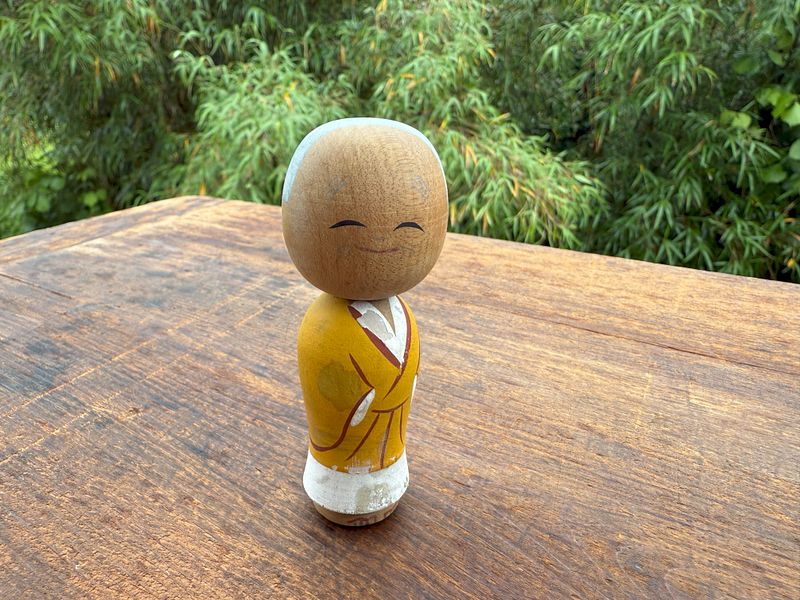 🎎 Buddhist Priest Kokeshi Doll – Japan Antique Roadshow
