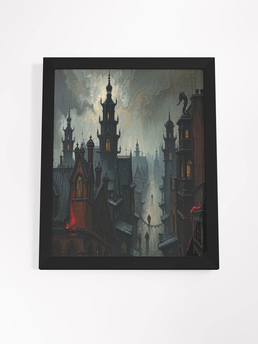Gothic Cityscape Framed Print product image (15)