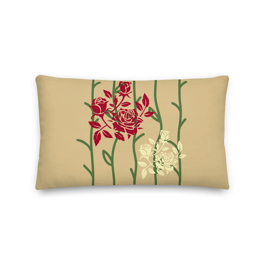 Bamboo Rose Garden Premium Pillow product image (2)