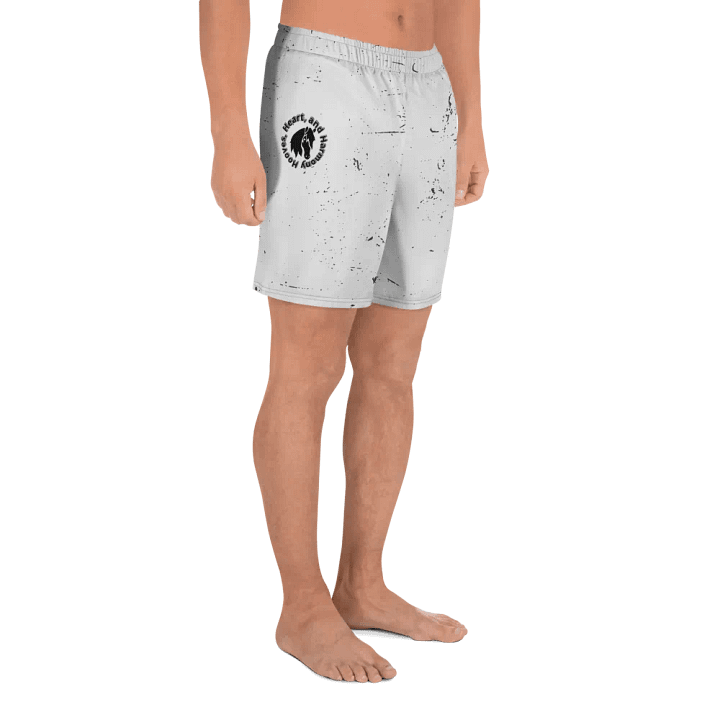 Hooves, Heart, and Harmony,Ash background filled abstract 83-All-Over Print Athletic Shorts product image (1)
