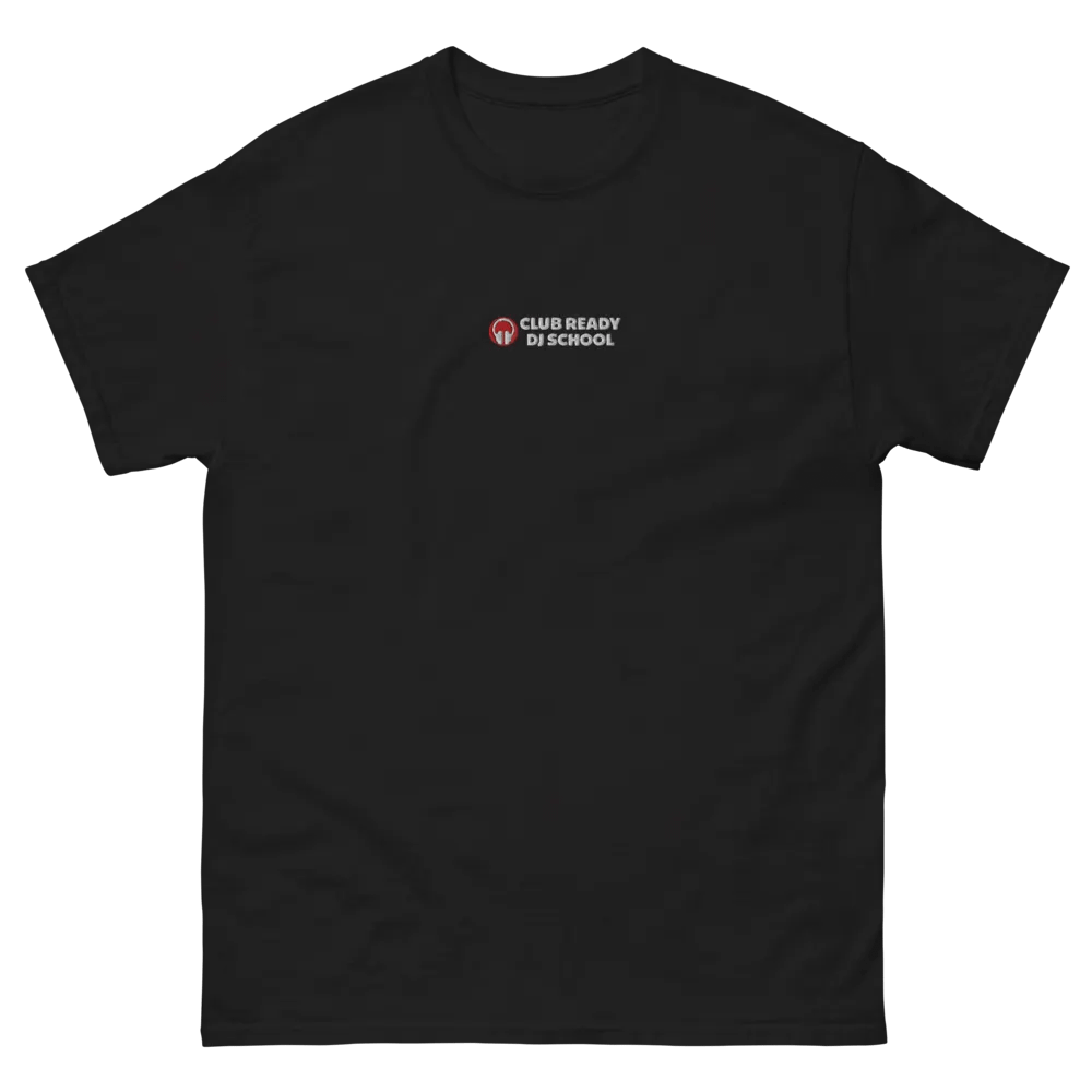 Front & Centre Club Ready DJ School Embroidered Print Gildan Heavyweight T-Shirt product image (13)