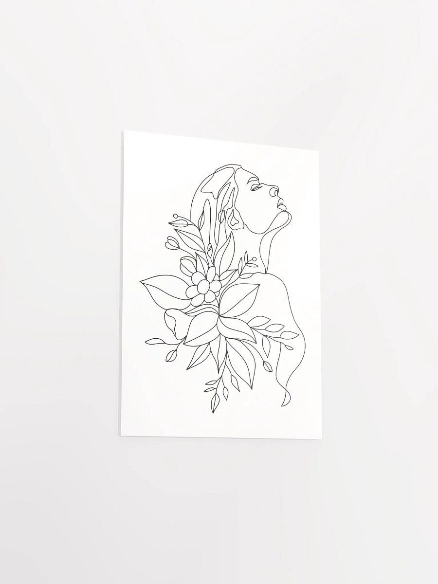 Emily - Enhanced Matte Paper Poster - Woman Line Art Print product image (18)