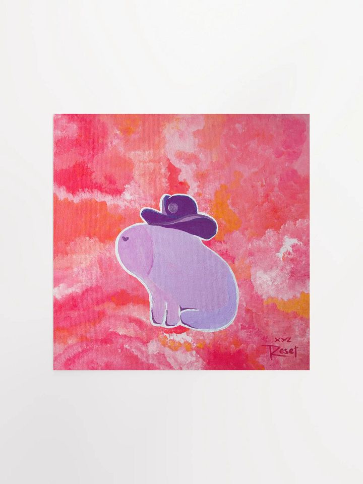 🐄 Howdybara | Capybara Print product image (1)