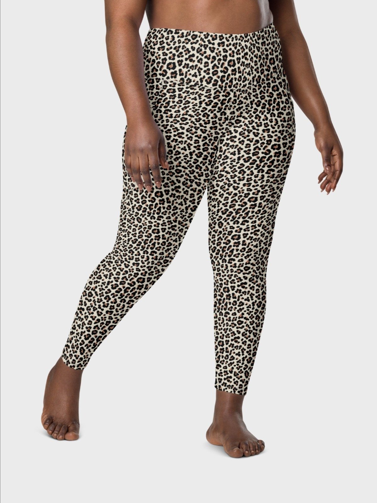 Leggings with Pockets "Abstract Animal Leopard Skin Fur Pattern" product image (9)