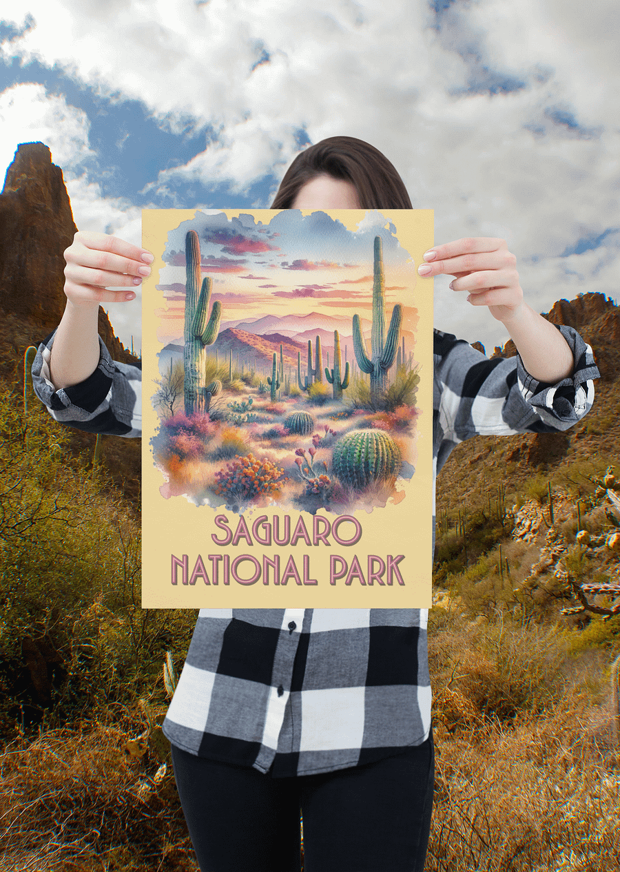 Saguaro National Park Poster: Desert Dreamscape product image (4)
