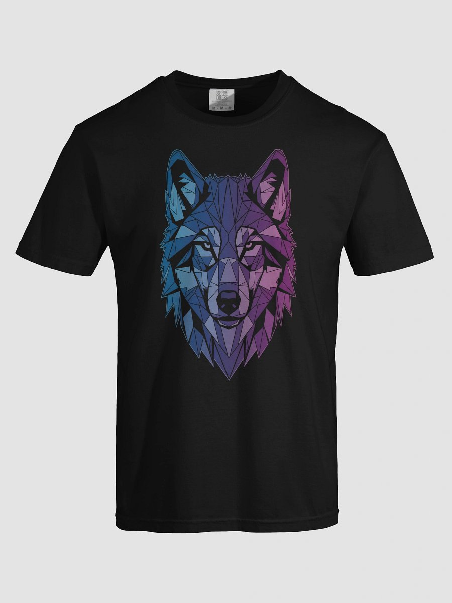 Cyber Wolf Geometric Art Tee product image (5)