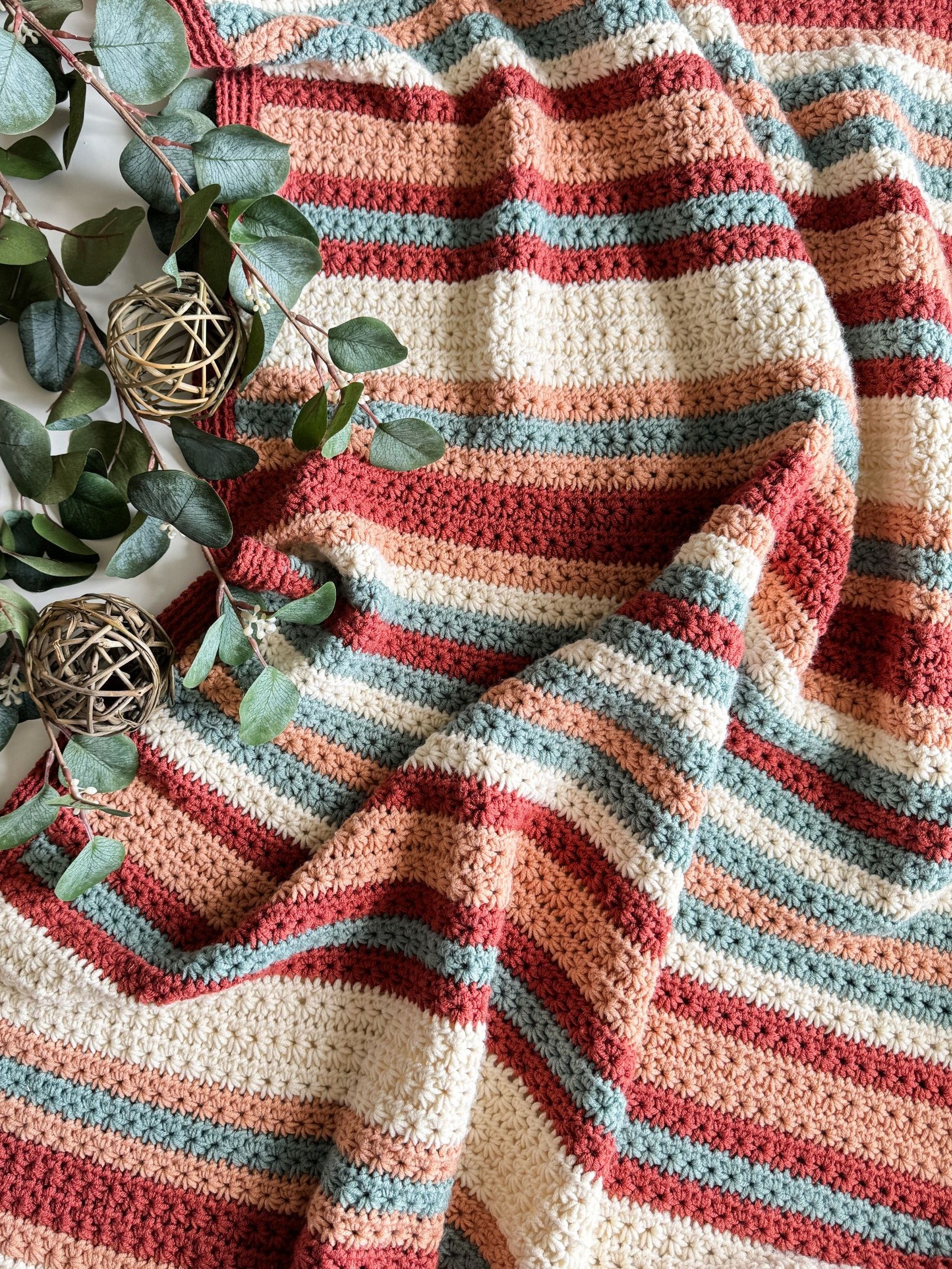 Sahara Stripes Blanket Crochet Pattern product image (6)
