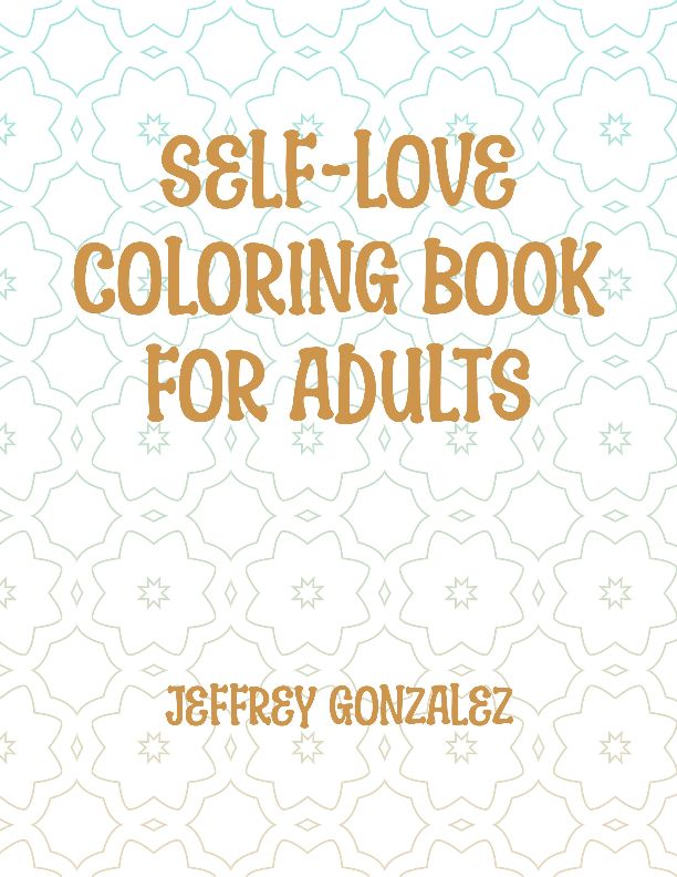 Self-Love Coloring Book For Adults - Printable E-Book PDF product image (1)