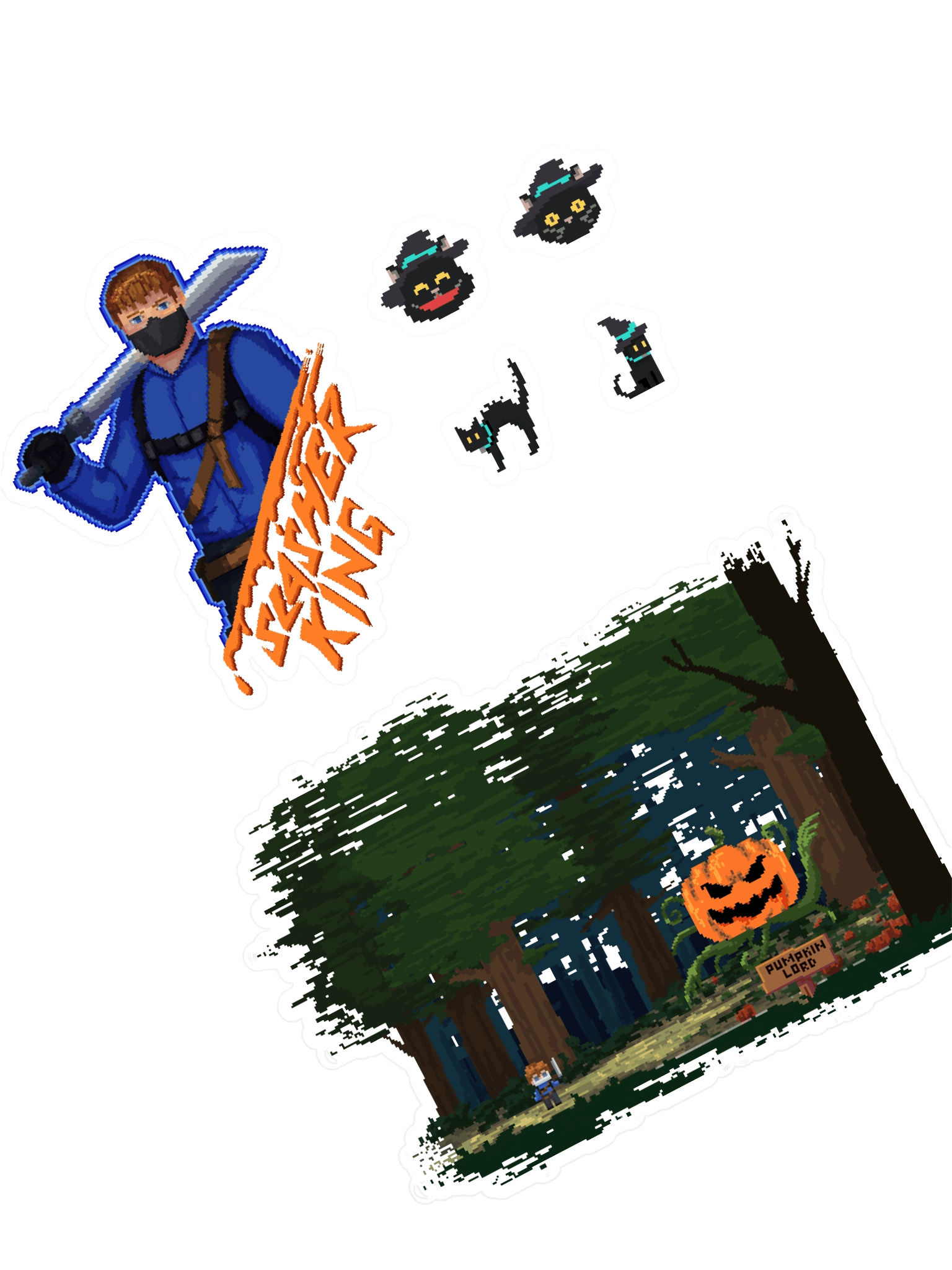 Slasher King Sticker Sheet product image (2)