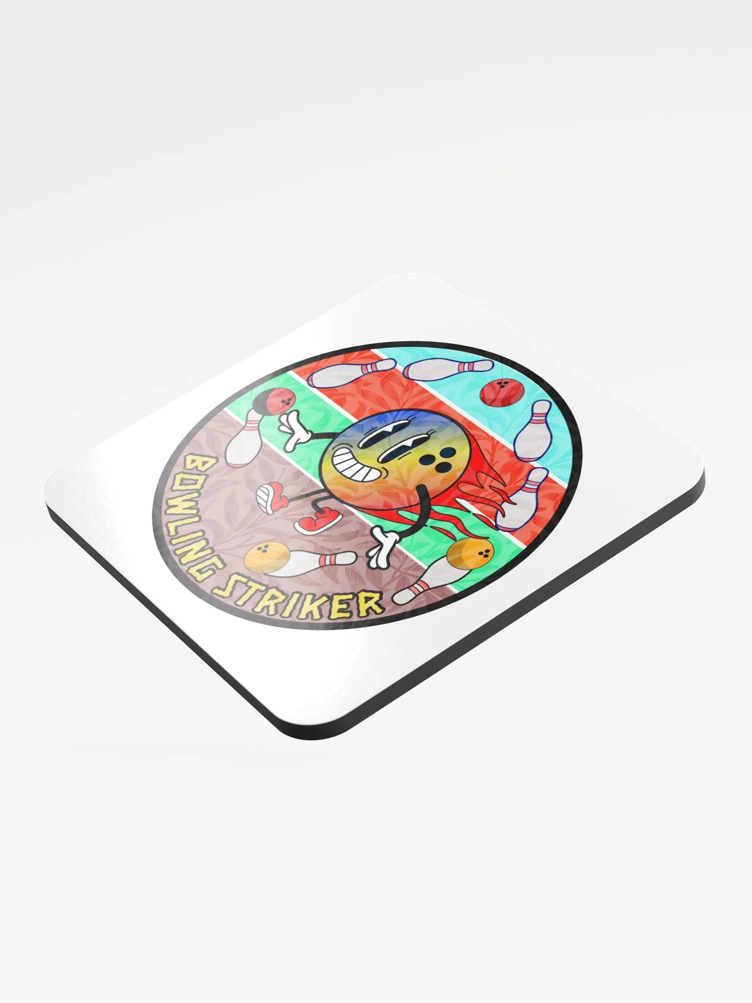 Bowling Striker in Style Coaster Set product image (4)
