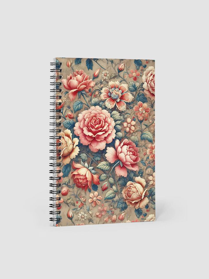 Royal Floral Spiral Notebook product image (1)