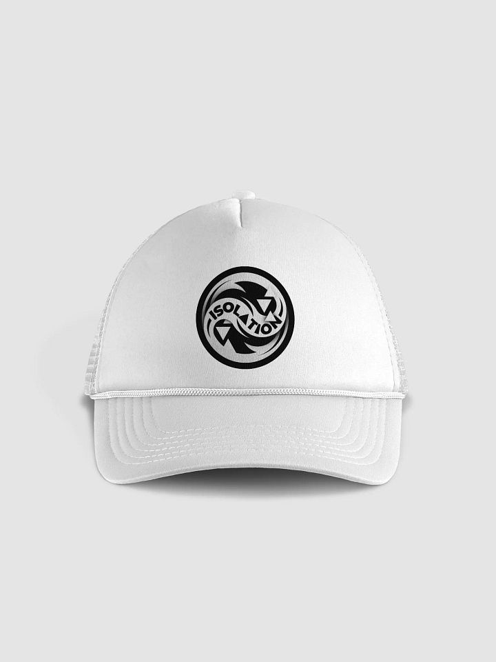 ISOL▲TION — 2024 LOGO — TRUCKER HAT — B&W product image (2)
