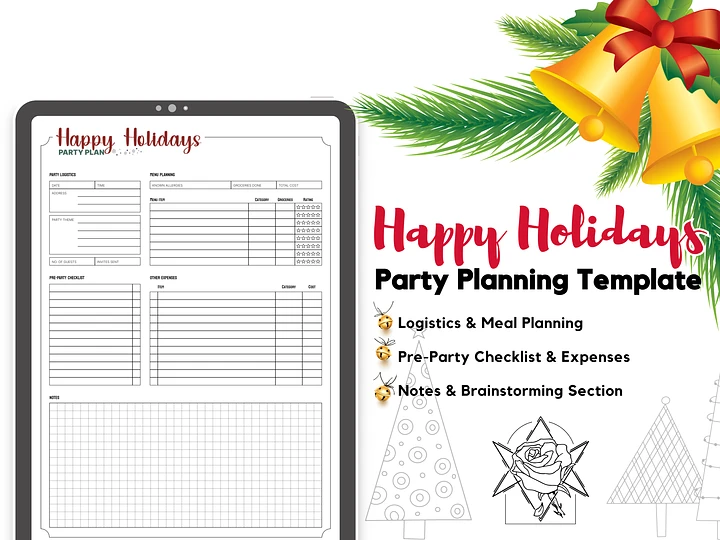 Holiday Party Planning Template product image (1)