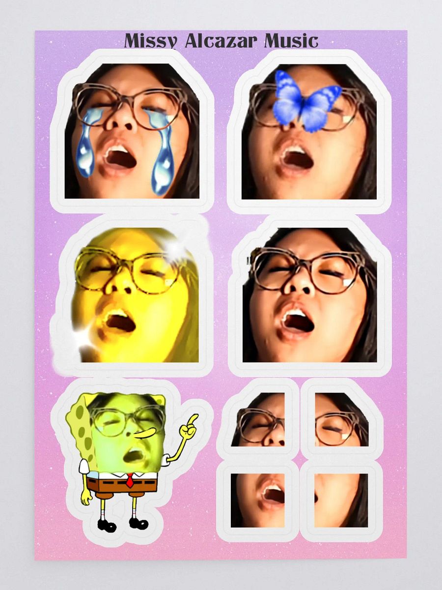 Gasm Club emote sticker sheet product image (3)