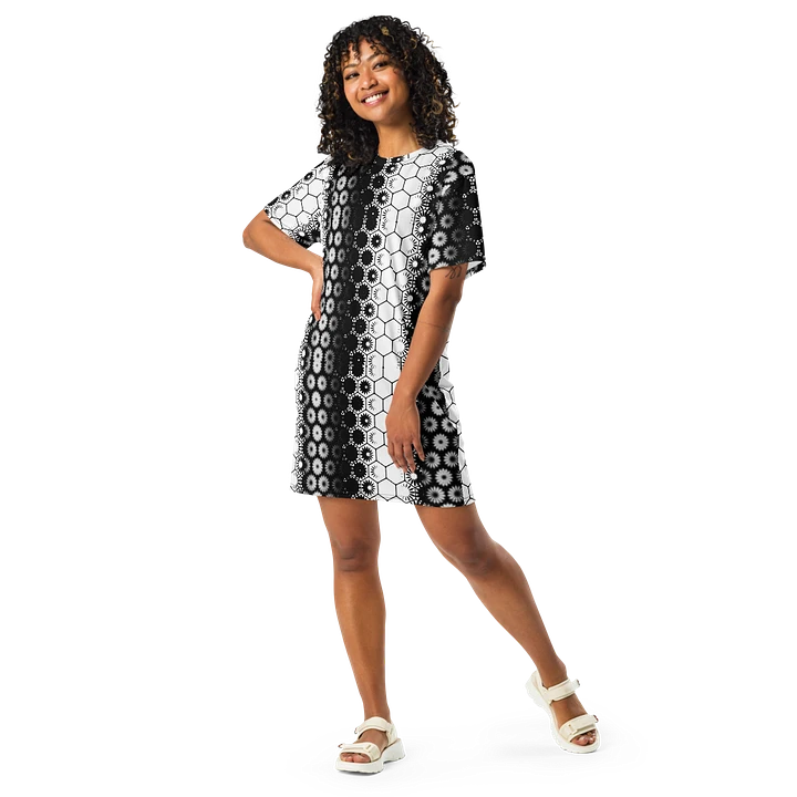 Black and White, T-Shirt Dress, Summer Dress product image (1)