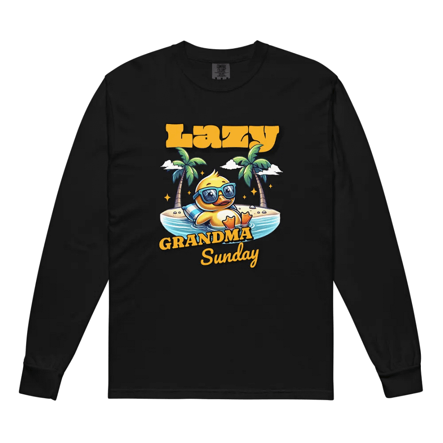 Grandma Tropical Duck Long Sleeve Shirt product image (2)