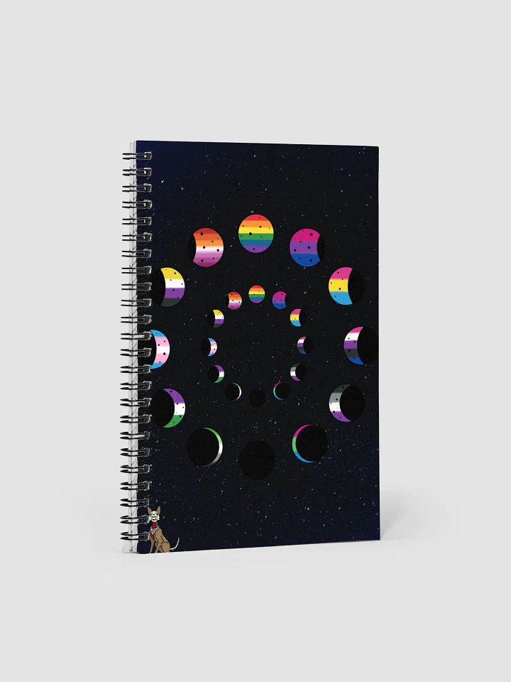 Pride Moon Phases Notebook product image (1)