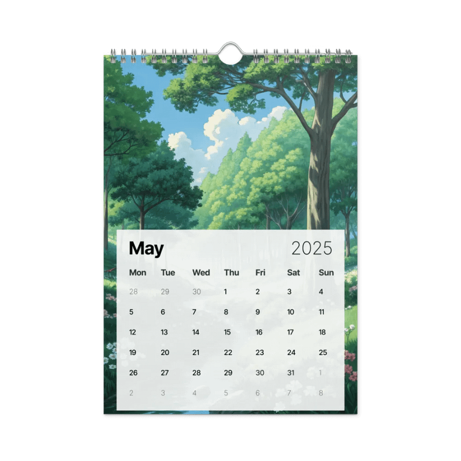 MAGICAL ANIME SEASONS WALL CALENDAR 2025 product image (10)
