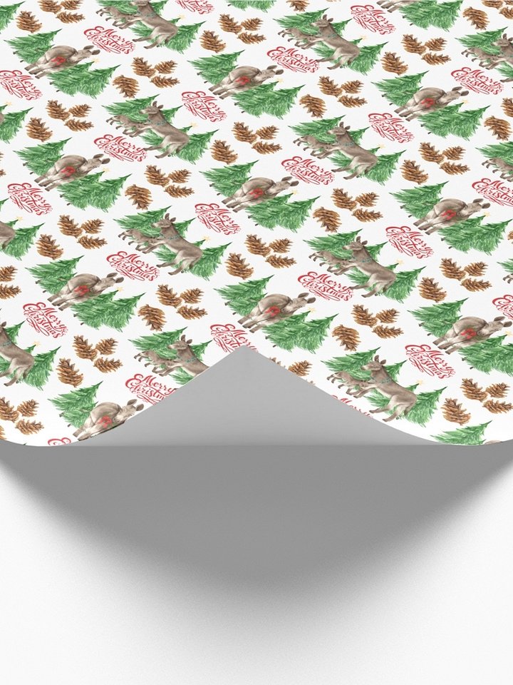 Beautiful Donkeys Christmas Gift Wrapping Paper product image (2)