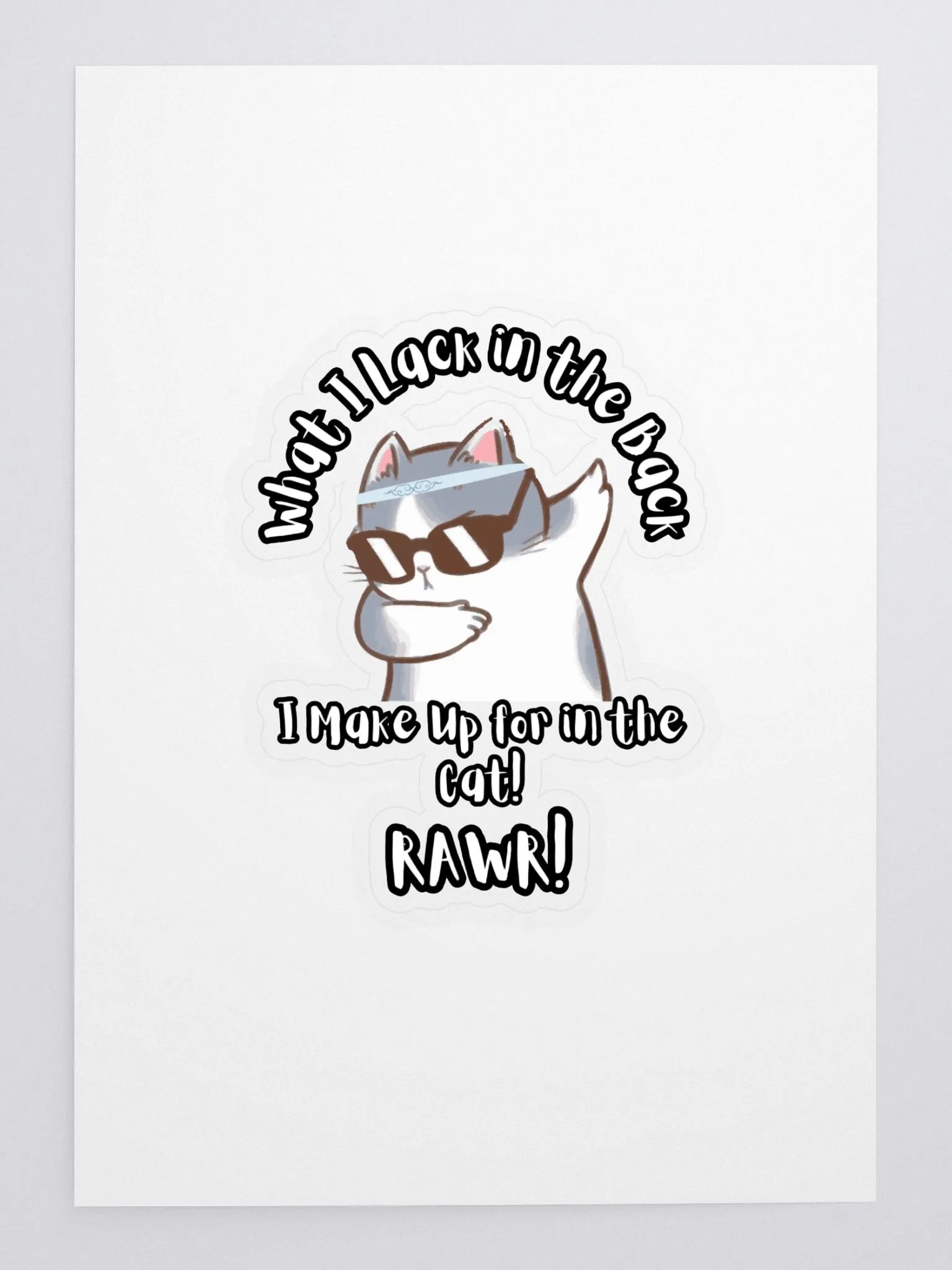 Lack in the Back Sticker product image (1)