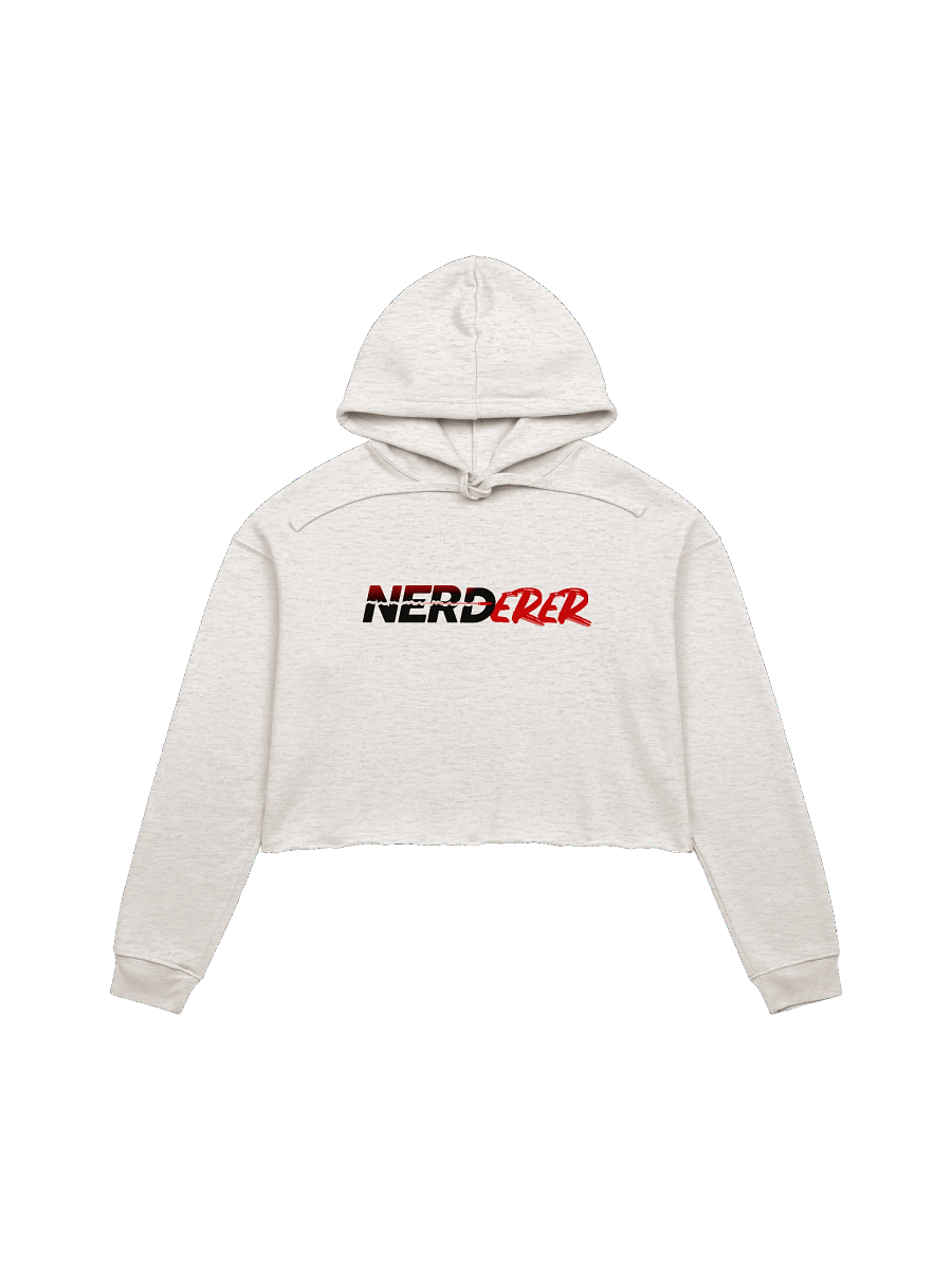 NERDerer Crop Hoodie (Light) product image (1)