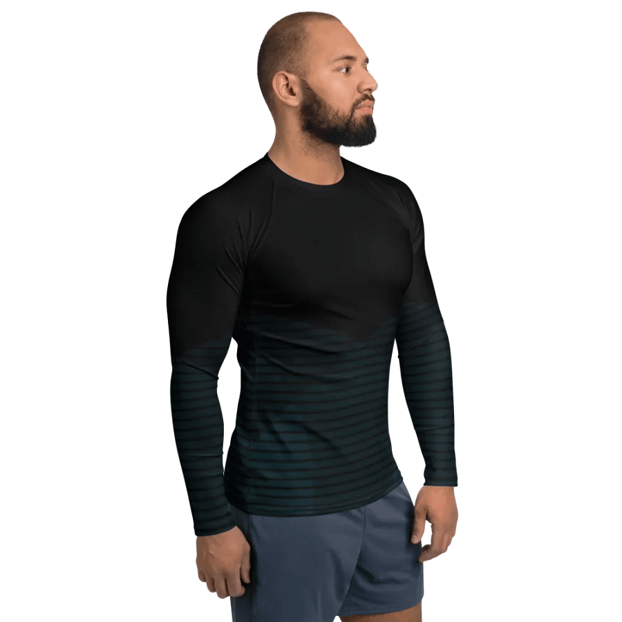 Symmetry Wave Men's Rash Guard product image (4)