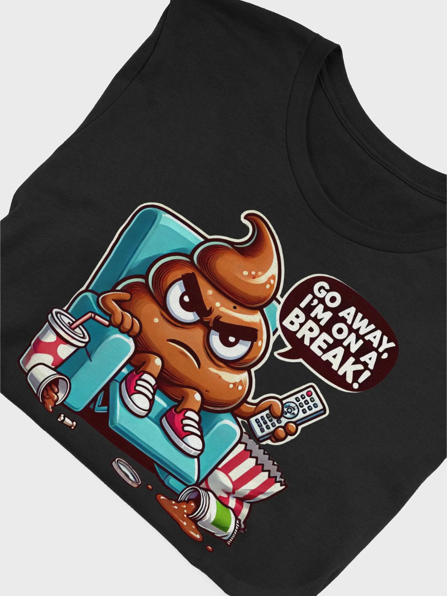 I’m On a Break Poop Tee product image (4)