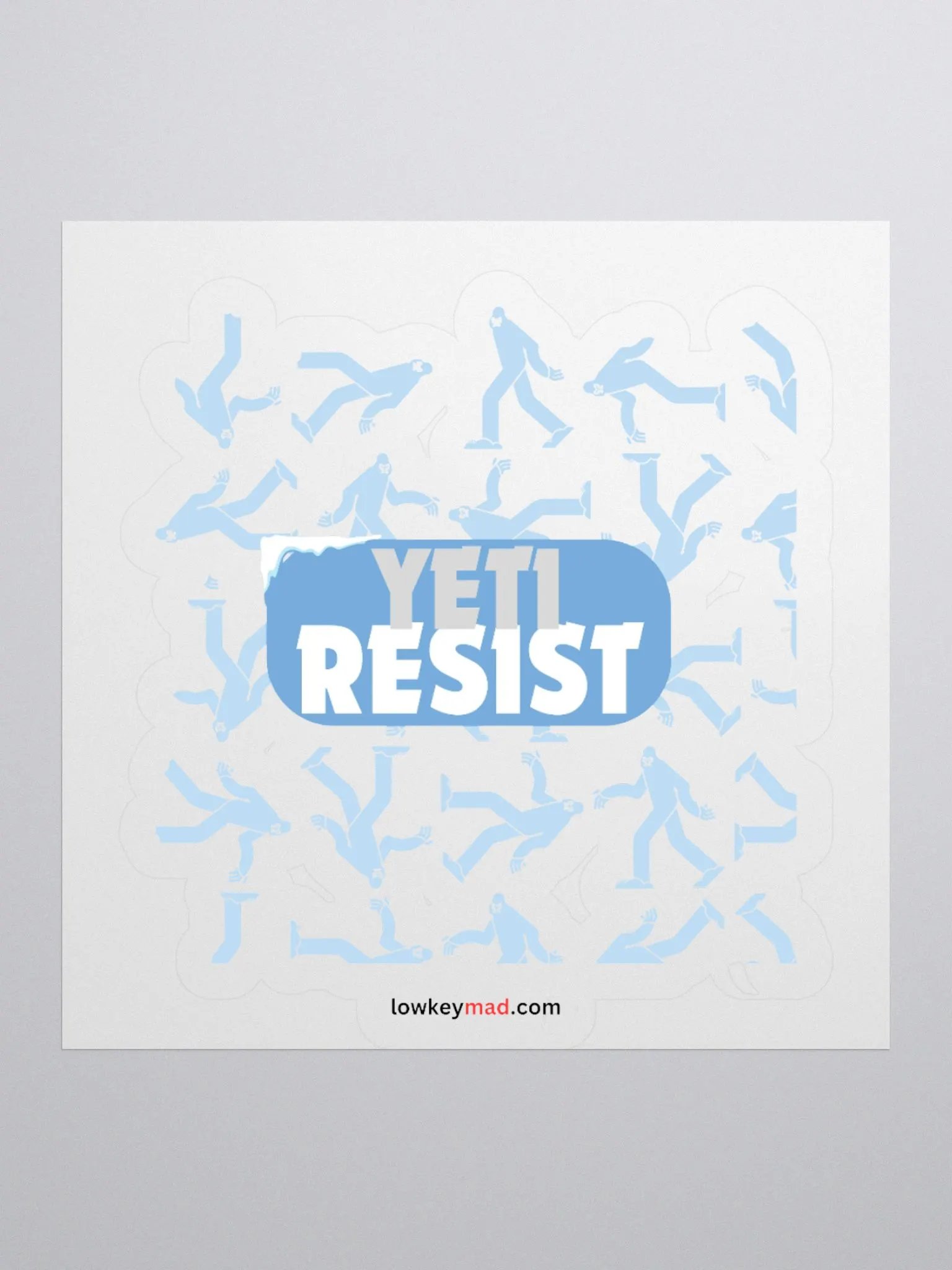 Yeti March to Resist Sticker product image (1)