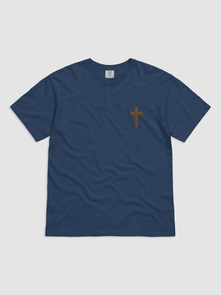 Be Still - Psalm 46:10 Bible Verse Sunset Mountain Design T-Shirt product image (2)