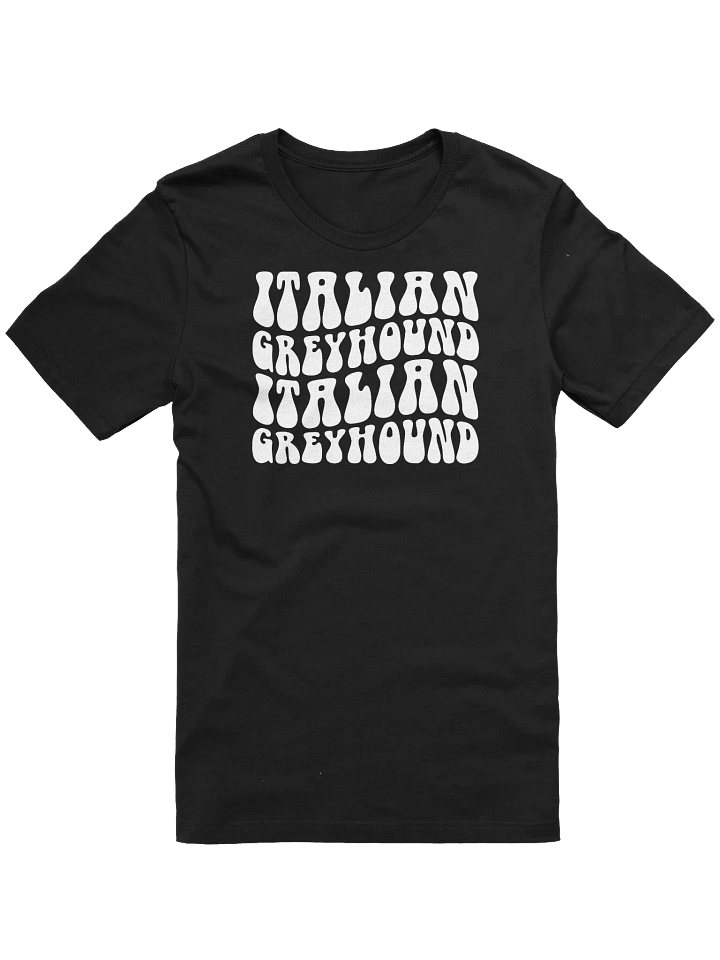 Italian Greyhound Retro Wave Style Inspired T-Shirt product image (2)