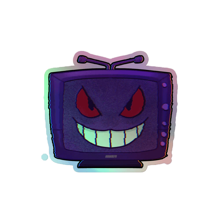 Mischievous Gengar TV Holographic Sticker Set product image (2)