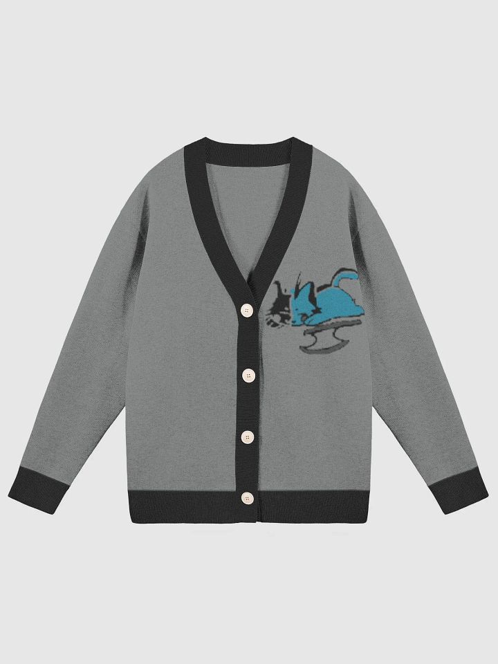 Axe Meowderpur Jacquard Knit Cardigan product image (4)