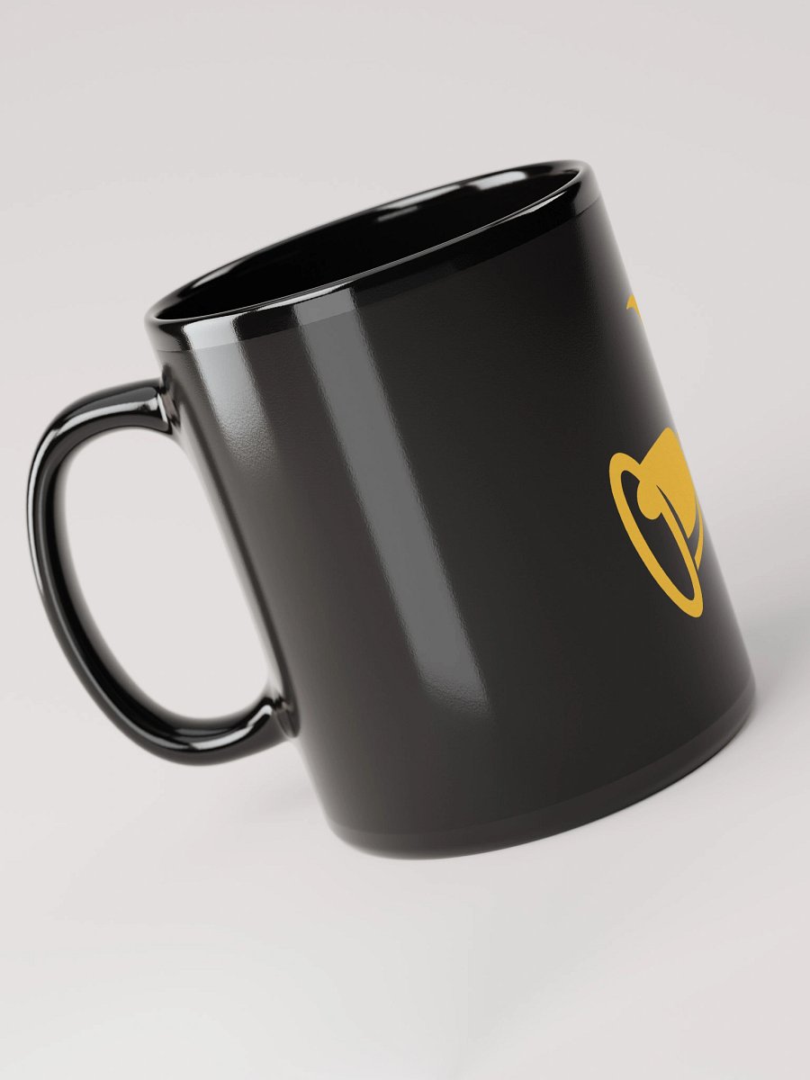 Lockbird Black Glossy Mug product image (5)