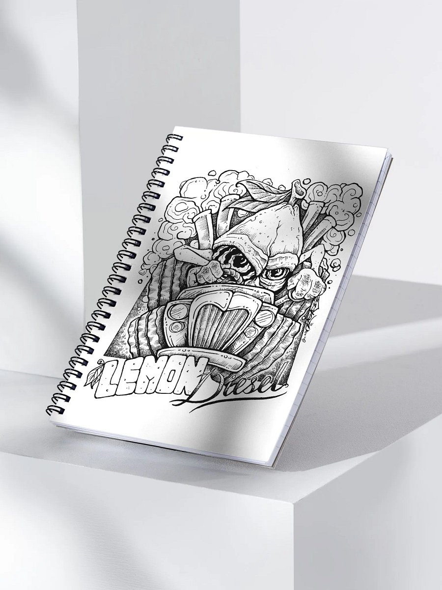 Lemon Diesel Spiral Notebook product image (3)