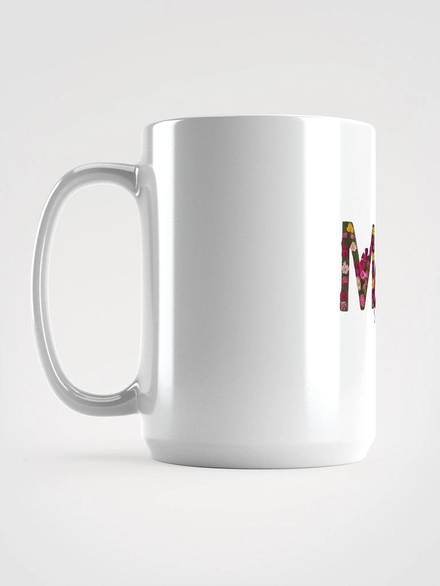 Mama Blooms White Glossy Mug product image (6)