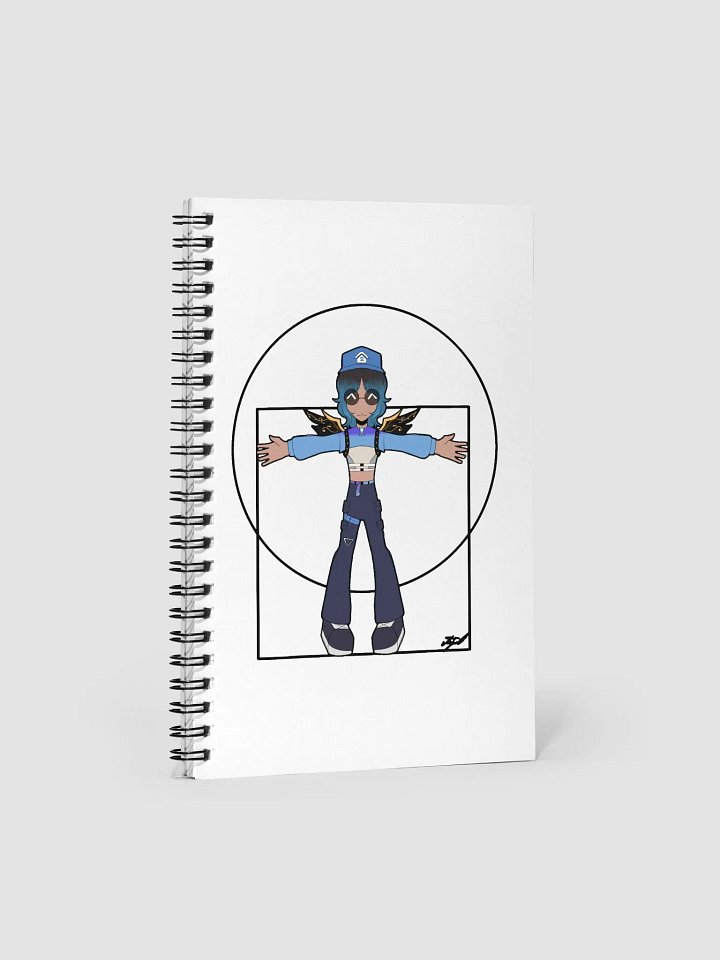 The Vitruvian HatKid | Spiral Notebook product image (1)