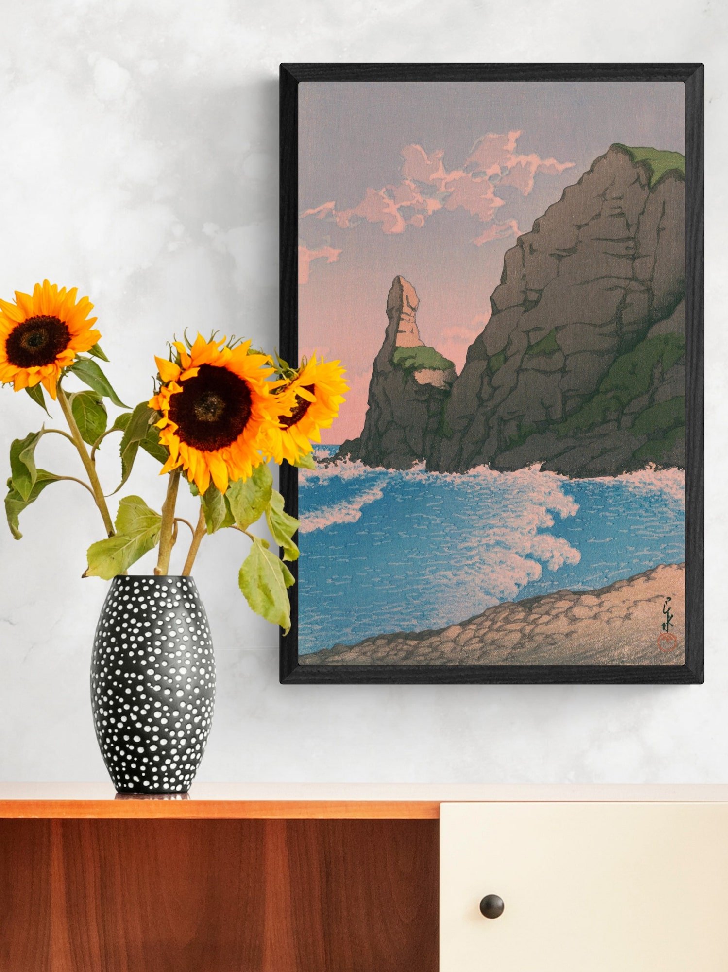 Setakamui Rock at Shirubeshi - Kawase Hasui product image (3)