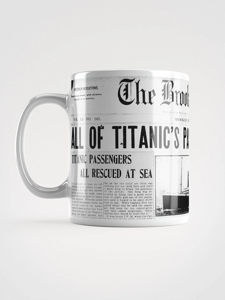 Titanic Survives! Newspaper Mug product image (6)
