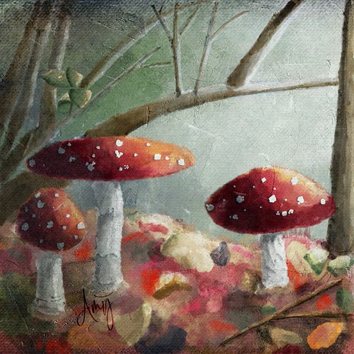 I see that you can create beautiful art with 1 brush - if the great Aaron Blaise can do it, I can try! This one used 3 brushe...