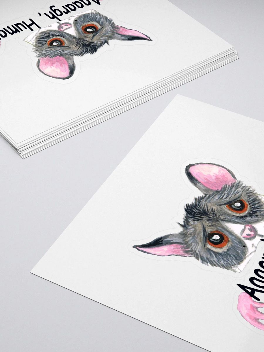 Rat scared of humans sticker product image (11)